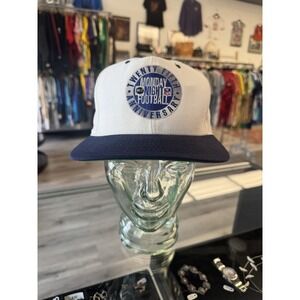 Vintage NWOT Monday Night Football 25th Anniversary Nutmeg NFL Snapback Hat OSFA